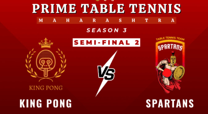 Prime Table Tennis Maharashtra 2024 event poster